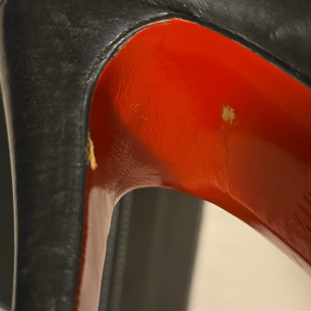 HP! Christian Louboutin D'Orsay Booties- Comes With Dust Bag - Picture 17 of 17